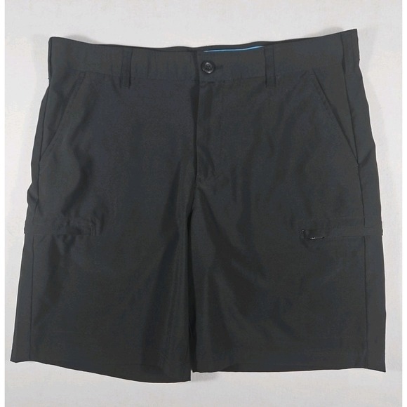 Birdie Bound Other - Birdie Bound Shorts Mens 36 Black Golf Performance Cargo Zip Stretch Grip